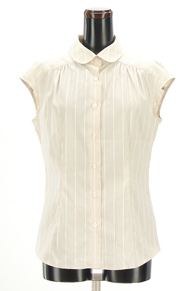 NARA CAMICIE（ナラカミーチェ）の古着「微光沢ストライプ柄シャツ（カジュアルシャツ）」大画像１へ