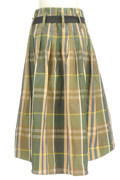 soeur7（スール）の古着「チェック柄レイヤードロングスカート（スカート）」大画像２へ