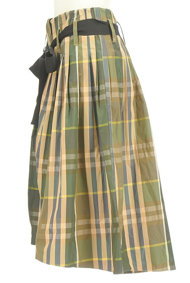 soeur7（スール）の古着「チェック柄レイヤードロングスカート（スカート）」大画像３へ