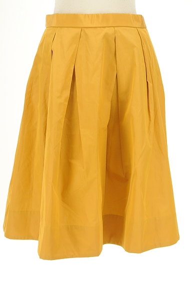 STRAWBERRY-FIELDS（ストロベリーフィールズ）の古着「膝下丈光沢フレアスカート（スカート）」大画像１へ