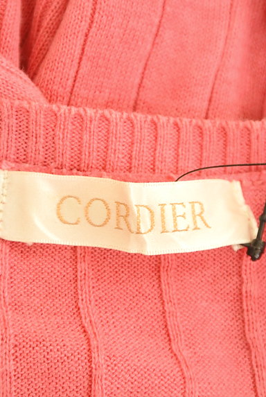 CORDIER（コルディア）の古着「7分袖スカラップ刺繍カーディガン（カーディガン・ボレロ）」大画像６へ