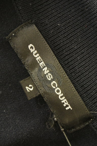 QUEENS COURT（クイーンズコート）の古着「ドット柄前立てポロシャツ（ポロシャツ）」大画像６へ