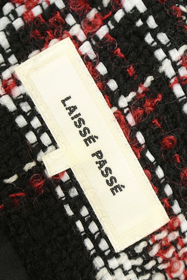 LAISSE PASSE（レッセパッセ）の古着「チェック柄ツイードスカート（ミニスカート）」大画像６へ