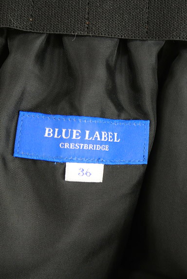 BLUE LABEL CRESTBRIDGE（ブルーレーベル・クレストブリッジ）の古着「チェック柄ウールフレアミニスカート（ミニスカート）」大画像６へ