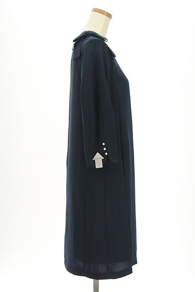 Couture Brooch（クチュールブローチ）の古着「肩リボン七分袖ワンピース（ワンピース・チュニック）」大画像４へ