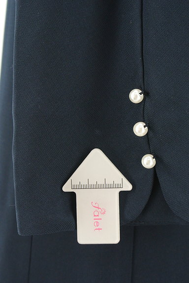 Couture Brooch（クチュールブローチ）の古着「肩リボン七分袖ワンピース（ワンピース・チュニック）」大画像５へ