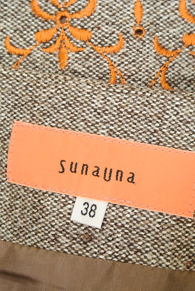 SunaUna（スーナウーナ）の古着「光沢刺繍ラメウールスカート（ミニスカート）」大画像６へ
