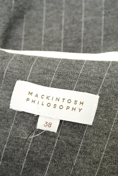 MACKINTOSH PHILOSOPHY（マッキントッシュ フィロソフィー）の古着「丸襟ストライプ柄カットソー（カットソー・プルオーバー）」大画像６へ
