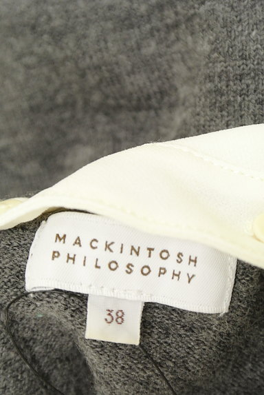MACKINTOSH PHILOSOPHY（マッキントッシュ フィロソフィー）の古着「シフォン襟七分袖ニット（ニット）」大画像６へ