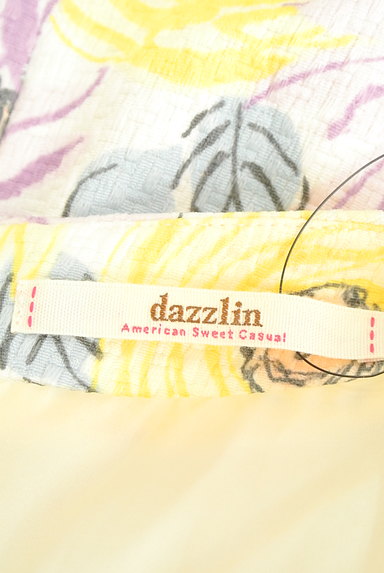 dazzlin（ダズリン）の古着「膝丈花柄フレアワンピース（ワンピース・チュニック）」大画像６へ