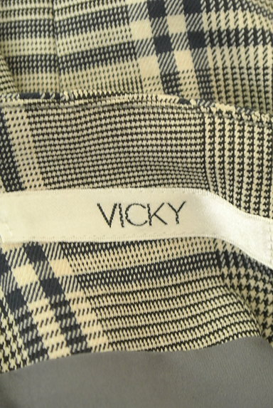VICKY（ビッキー）の古着「チェック柄タックパンツ（パンツ）」大画像６へ