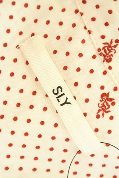 SLY（スライ）の古着「オープンカラードット柄シャツ（カジュアルシャツ）」大画像６へ
