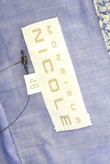 MONSIEUR NICOLE（ムッシュニコル）の古着「小花柄別地７分袖シャツ（カジュアルシャツ）」大画像６へ