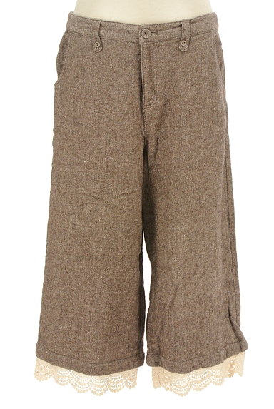 SM2（サマンサモスモス）の古着「裾レースミモレ丈ワイドパンツ（パンツ）」大画像１へ