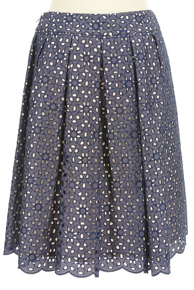 ANAYI（アナイ）の古着「カットワーク刺繍光沢フレアスカート（スカート）」大画像２へ