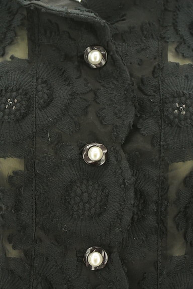 ITALIYA（伊太利屋）の古着「花刺繍オーガンジージャケット（ジャケット）」大画像４へ