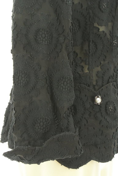 ITALIYA（伊太利屋）の古着「花刺繍オーガンジージャケット（ジャケット）」大画像５へ