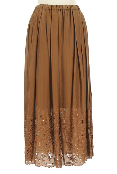 STRAWBERRY-FIELDS（ストロベリーフィールズ）の古着「ペイズリー柄刺繍ロングスカート（ミニスカート）」大画像１へ