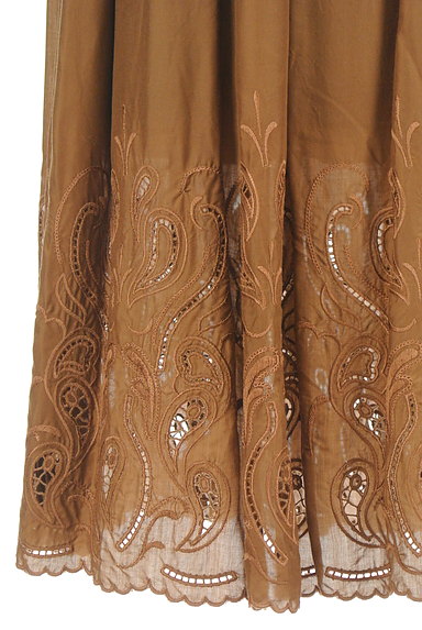 STRAWBERRY-FIELDS（ストロベリーフィールズ）の古着「ペイズリー柄刺繍ロングスカート（ミニスカート）」大画像５へ