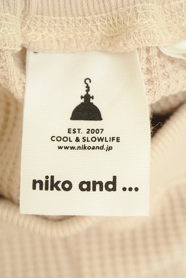niko and...（ニコ アンド）の古着「ウエストゴムワッフルフレアパンツ（パンツ）」大画像６へ