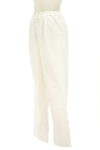 Melan Cleuge（メランクルージュ）の古着「ホワイトストレートパンツ（パンツ）」大画像３へ