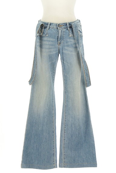 AG jeans（エージー）の古着「ストラップ付フレアデニムパンツ（デニムパンツ）」大画像４へ