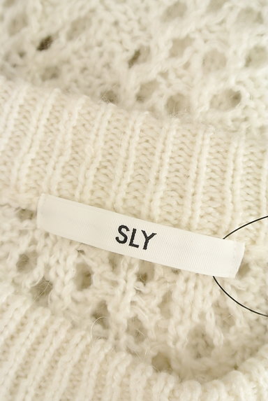 SLY（スライ）の古着「刺繍レースボリューム袖ニット（ニット）」大画像６へ