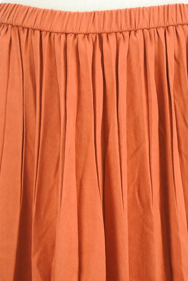 Jocomomola（ホコモモラ）の古着「スウェードプリーツロングスカート（ロングスカート・マキシスカート）」大画像４へ