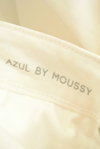 AZUL by moussy（アズールバイマウジー）の古着「ホワイトデニムパンツ（デニムパンツ）」大画像６へ
