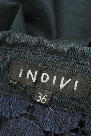 INDIVI（インディヴィ）の古着「ドットレース切替ブラウスシャツ（ブラウス）」大画像６へ