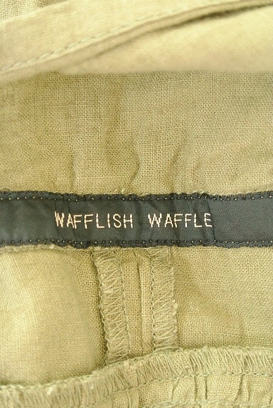 Wafflish Waffle（ワッフリッシュワッフル）の古着「刺繍コットンリネンサロペットスカート（オーバーオール・サロペット）」大画像６へ