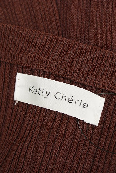 Ketty Cherie（ケティ シェリー）の古着「Ｖネックリブカーディガン（カーディガン・ボレロ）」大画像６へ