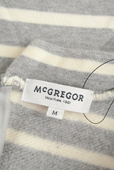 McGREGOR（マックレガー）の古着「袖口ファー裏起毛ボーダープルオーバー（カットソー・プルオーバー）」大画像６へ