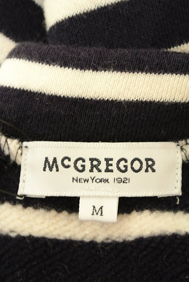 McGREGOR（マックレガー）の古着「袖口ボア裏起毛ボーダープルオーバー（カットソー・プルオーバー）」大画像６へ