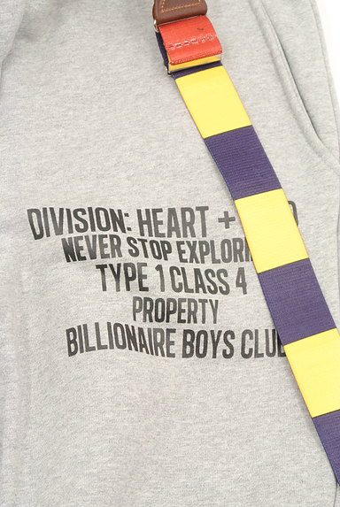 BILLIONAIRE BOYS CLUB（ビリオネアボーイズクラブ）の古着「サスペンダー付きスウェットパンツ（パンツ）」大画像４へ
