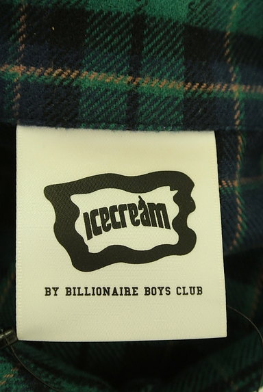 BILLIONAIRE BOYS CLUB（ビリオネアボーイズクラブ）の古着「ワンポイント刺繍フランネルシャツ（カジュアルシャツ）」大画像６へ