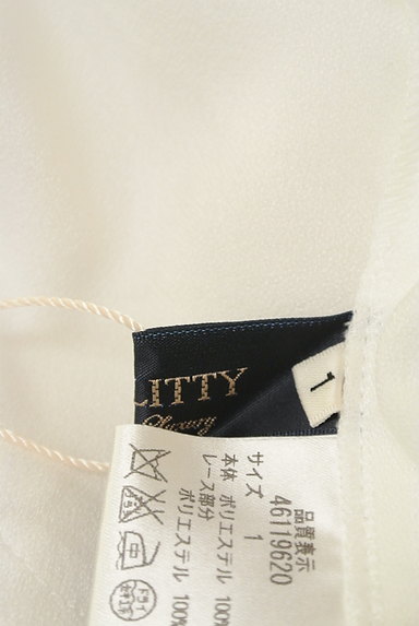JUSGLITTY（ジャスグリッティー）の古着「刺繍レース７分袖ブラウスカットソー（カットソー・プルオーバー）」大画像６へ