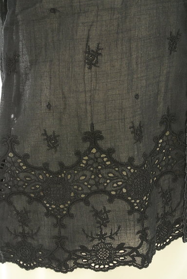 JILLSTUART（ジルスチュアート）の古着「刺繍パフスリーブシアーブラウス（ブラウス）」大画像５へ