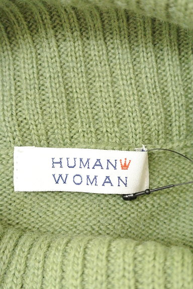 HUMAN WOMAN（ヒューマンウーマン）の古着「ヘリンボーン編みタートル長袖ニット（ニット）」大画像６へ
