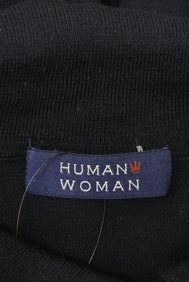 HUMAN WOMAN（ヒューマンウーマン）の古着「襟ボタンポロシャツ風ニットソー（ニット）」大画像６へ