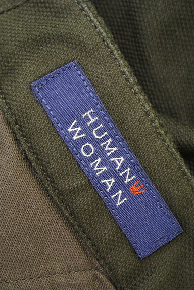 HUMAN WOMAN（ヒューマンウーマン）の古着「センターシームストレートパンツ（パンツ）」大画像６へ