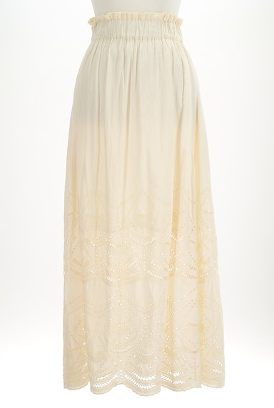 AZUL by moussy（アズールバイマウジー）の古着「カットワーク刺繍コットンロングスカート（ロングスカート・マキシスカート）」大画像１へ