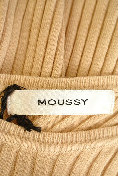 MOUSSY（マウジー）の古着「スリットリブニットワンピース（ワンピース・チュニック）」大画像６へ