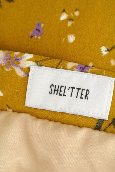 SHEL'TTER（シェルター）の古着「花柄スカラップマキシスカート（ロングスカート・マキシスカート）」大画像６へ