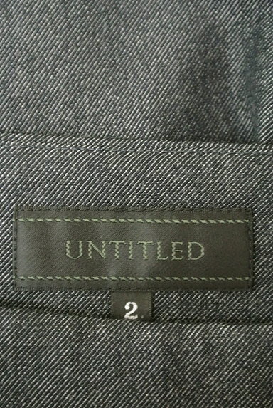 UNTITLED（アンタイトル）の古着「ラップ風スリットタイトスカート（ロングスカート・マキシスカート）」大画像６へ