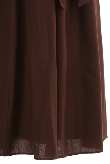 LAUTREAMONT（ロートレアモン）の古着「ウエストリボンミモレ丈フレアスカート（ロングスカート・マキシスカート）」大画像５へ