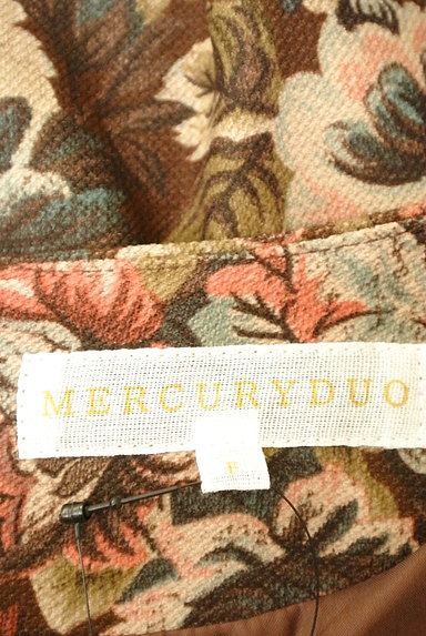 MERCURYDUO（マーキュリーデュオ）の古着「アンティーク花柄５分袖ワンピース（ワンピース・チュニック）」大画像６へ