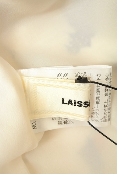 LAISSE PASSE（レッセパッセ）の古着「膝下丈花柄Ａラインワンピース（ワンピース・チュニック）」大画像６へ