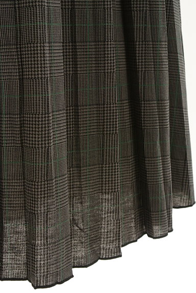 Melan Cleuge（メランクルージュ）の古着「チェック柄ドレープロングスカート（ロングスカート・マキシスカート）」大画像５へ