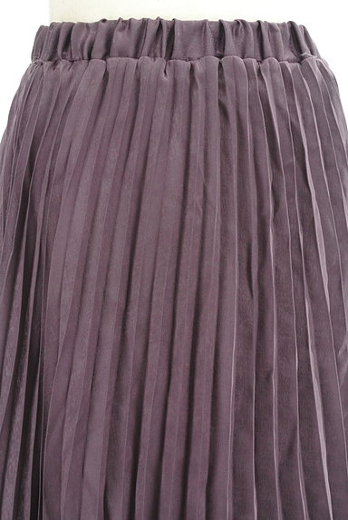 axes femme（アクシーズファム）の古着「裾レースサテンプリーツロングスカート（ロングスカート・マキシスカート）」大画像４へ